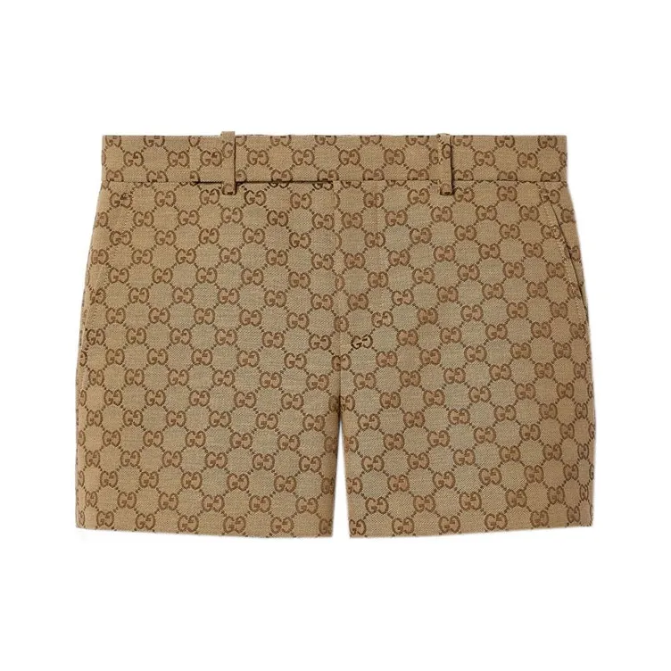 GUCCI Casual Shorts Women's Camel