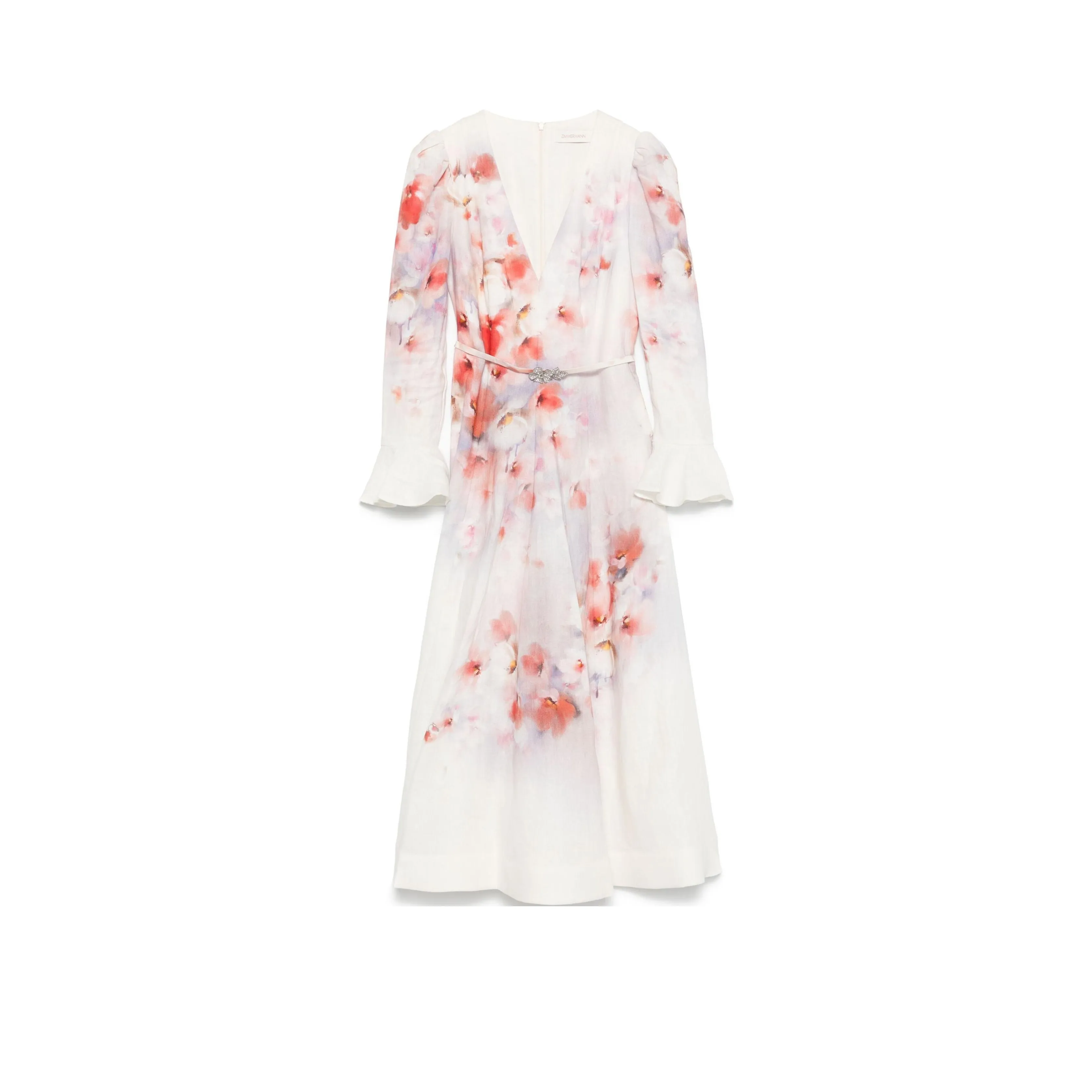 Zimmermann Crush Midi Dress