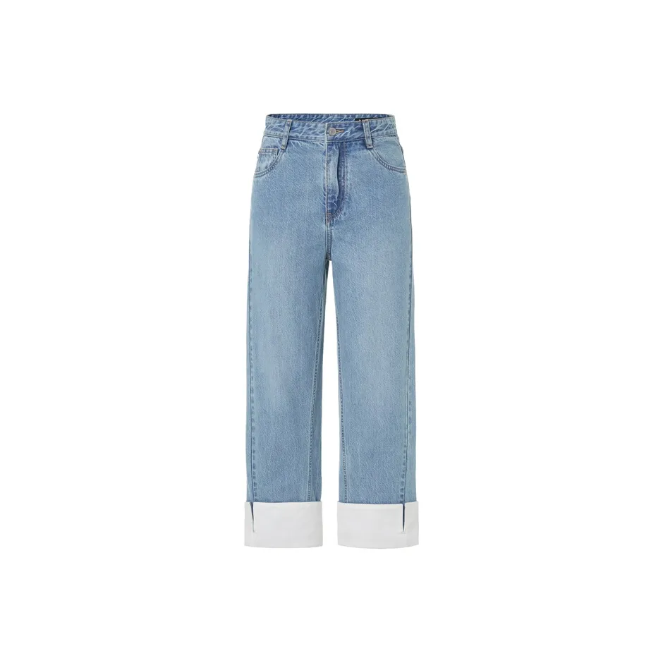 MO&CO Jeans Women's Denim Light Blue