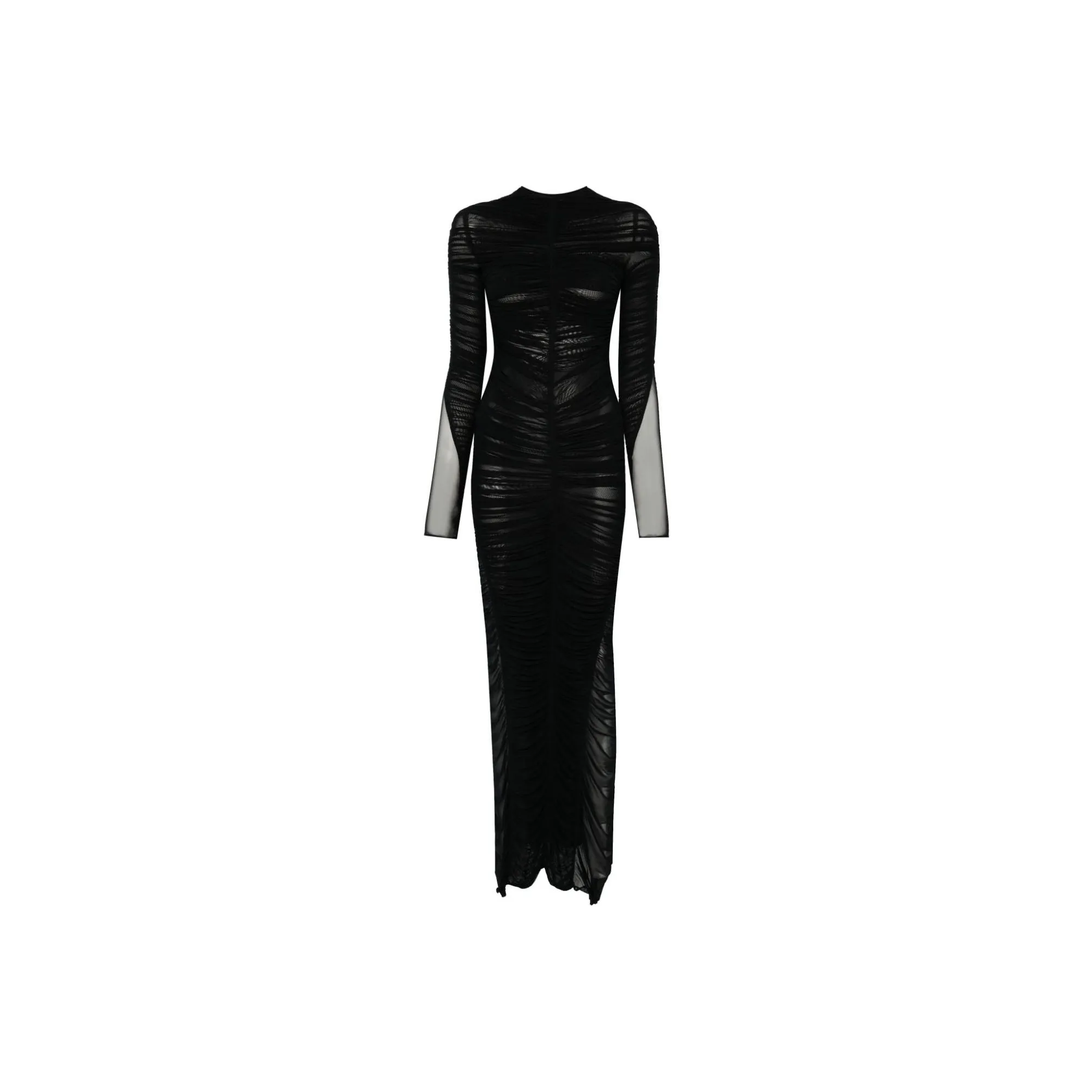 Mugler Long-Sleeved Dresses Women's Black