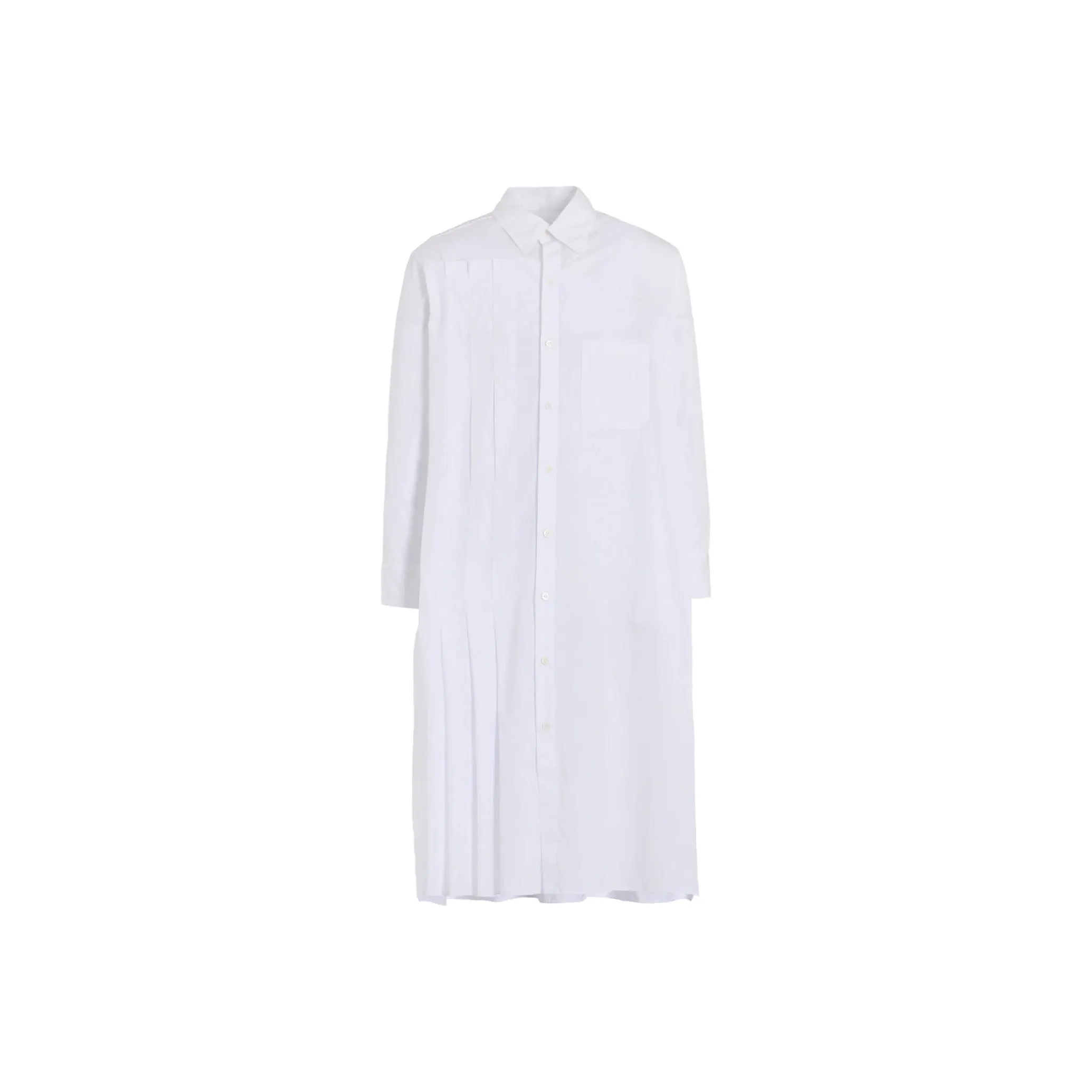 Yohji Yamamoto S'YTE FW24 Long Sleeved Dress Women's White