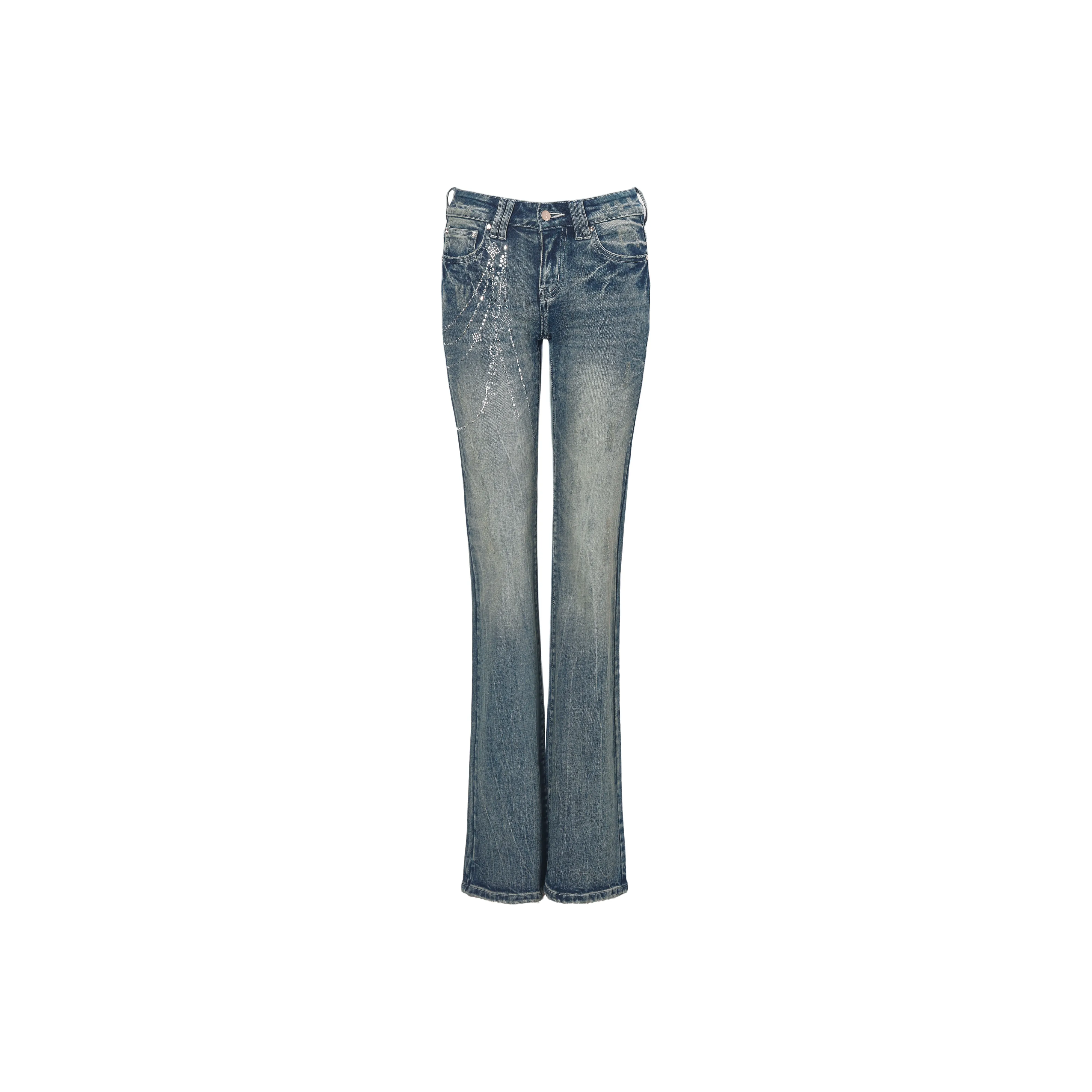 JYOSEI Джинсы Женские Светло-Синий