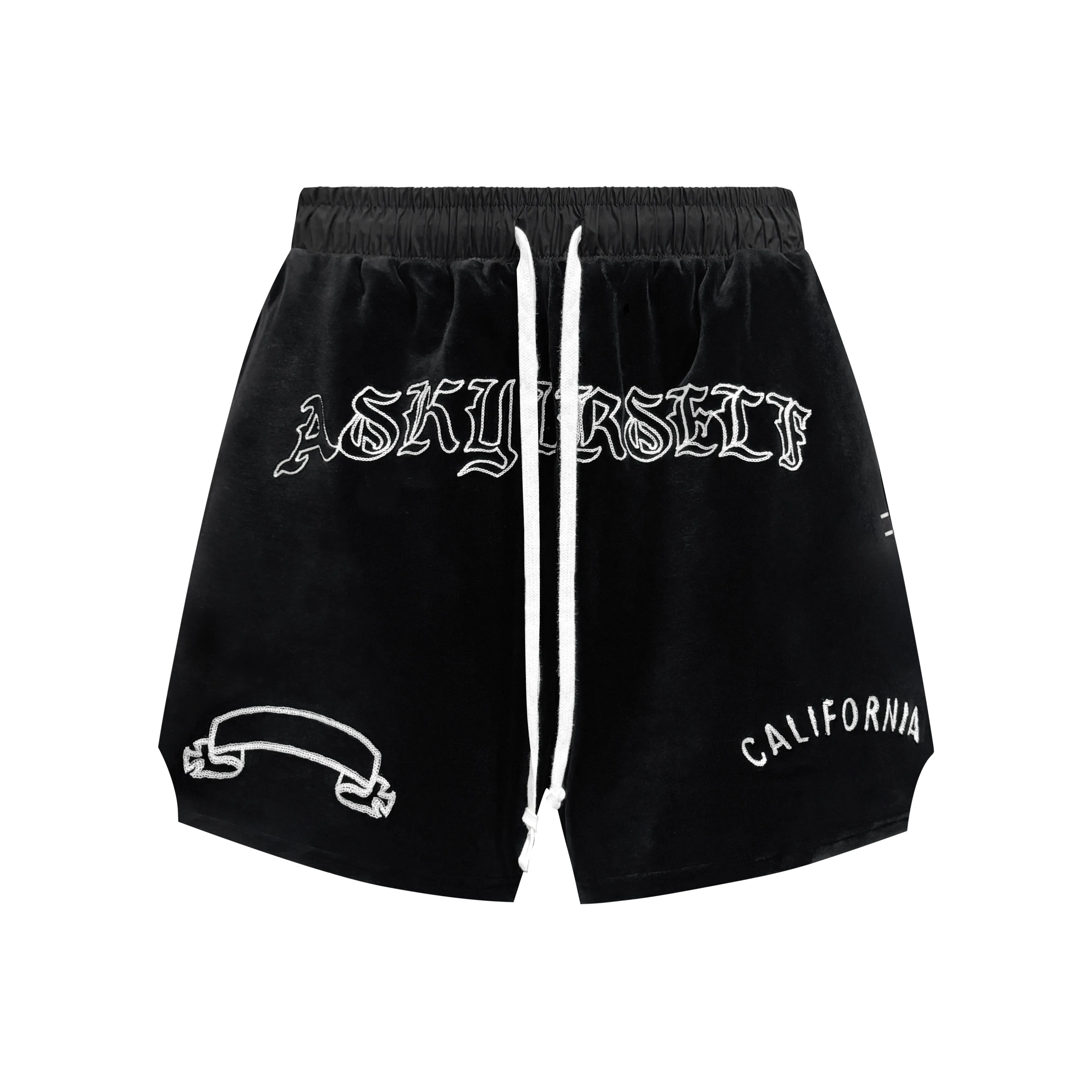 Askyurself 10th Shorts Unisex Black