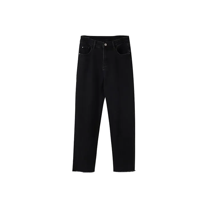 YUMOMO STAR Деним Черные Женские Джинсы