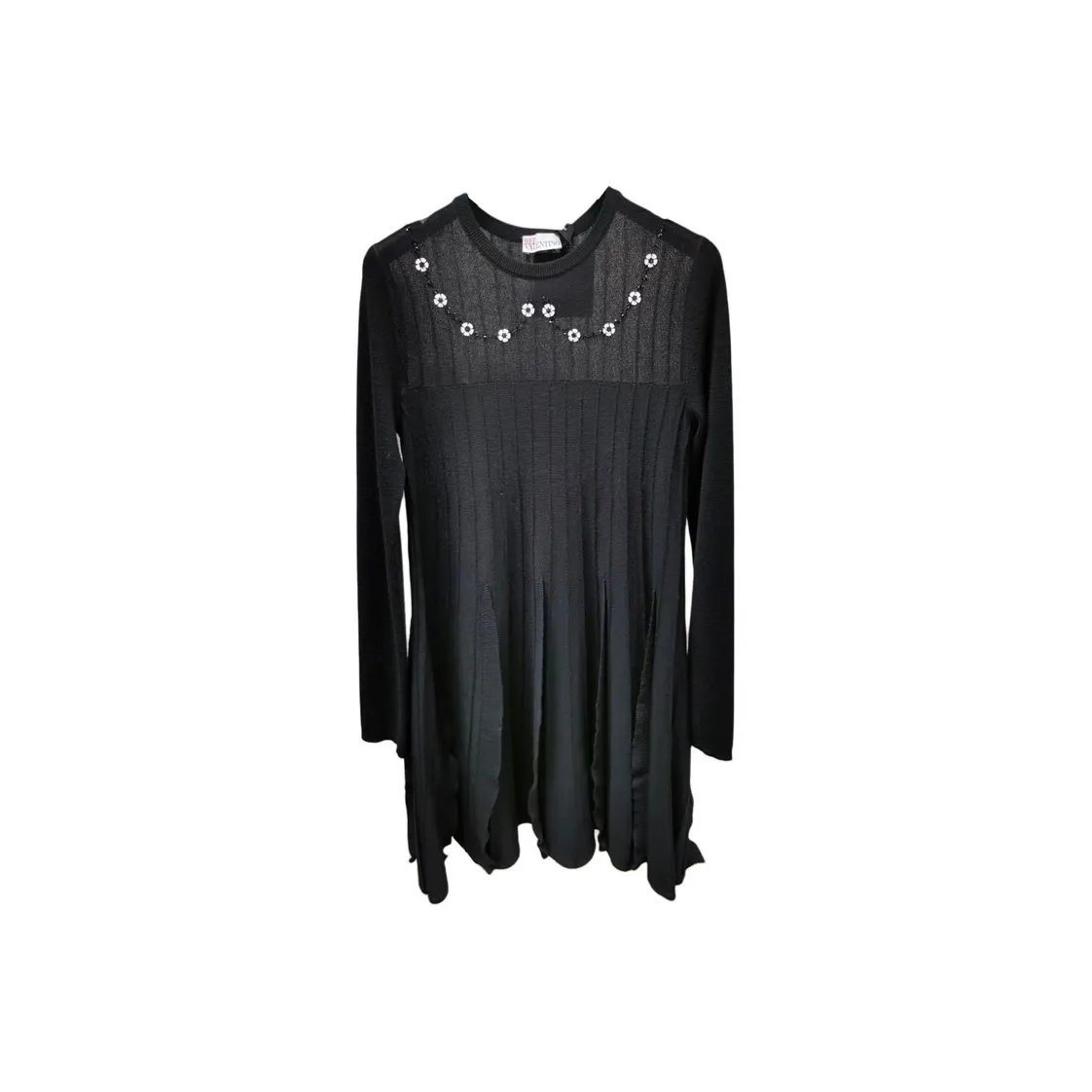 RED VALENTINO Long Sleeved Dresses Women's Black