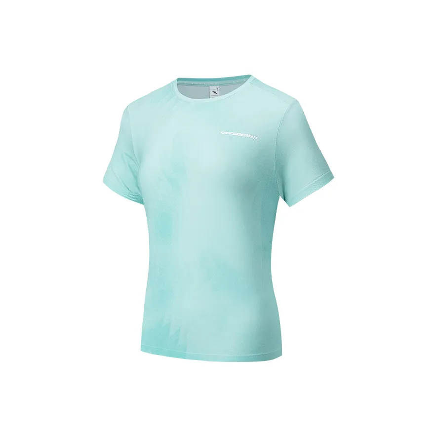 ANTA RUNNING Collection T-Shirt Женская Звезда Halo Синий С принтом по всей поверхности