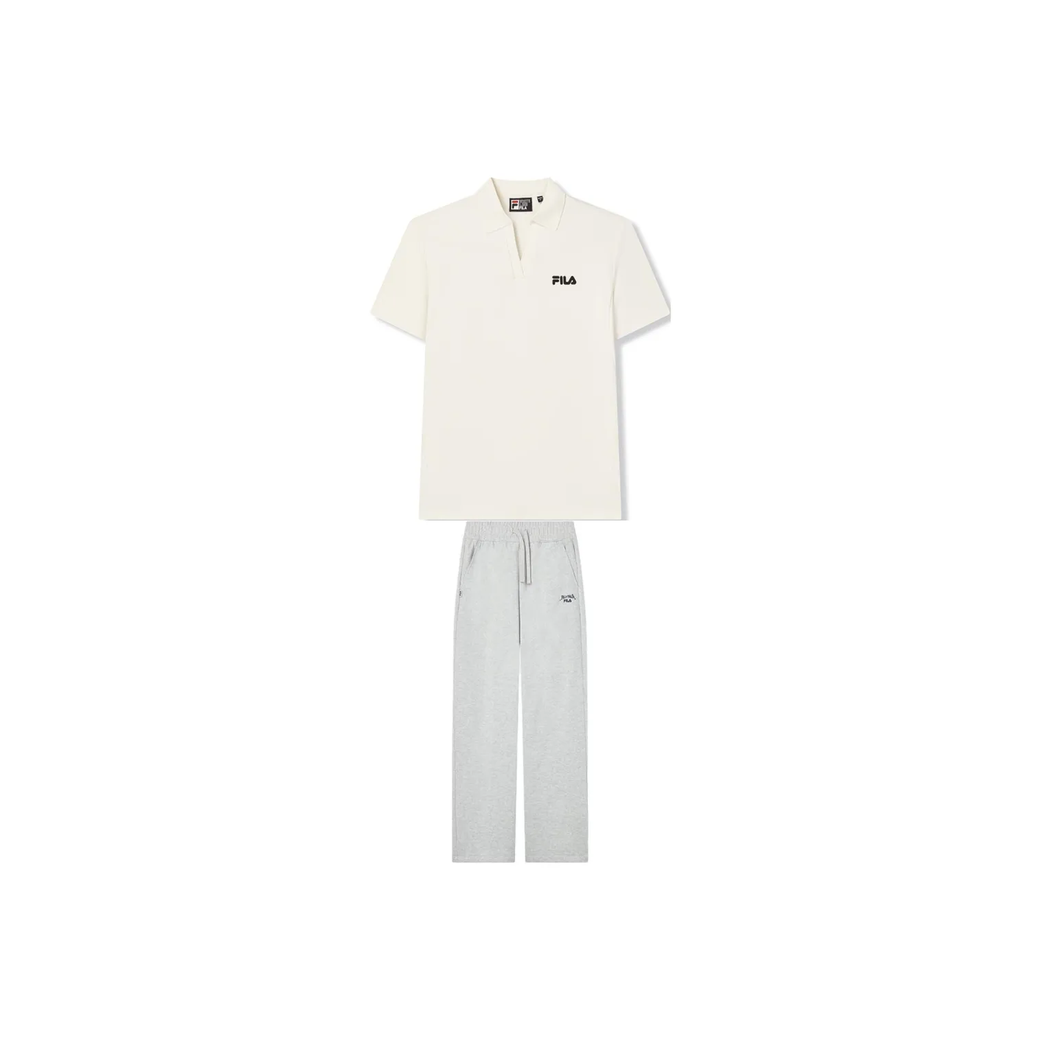 FILA Casual Suits Women's Ivory Heather Gray