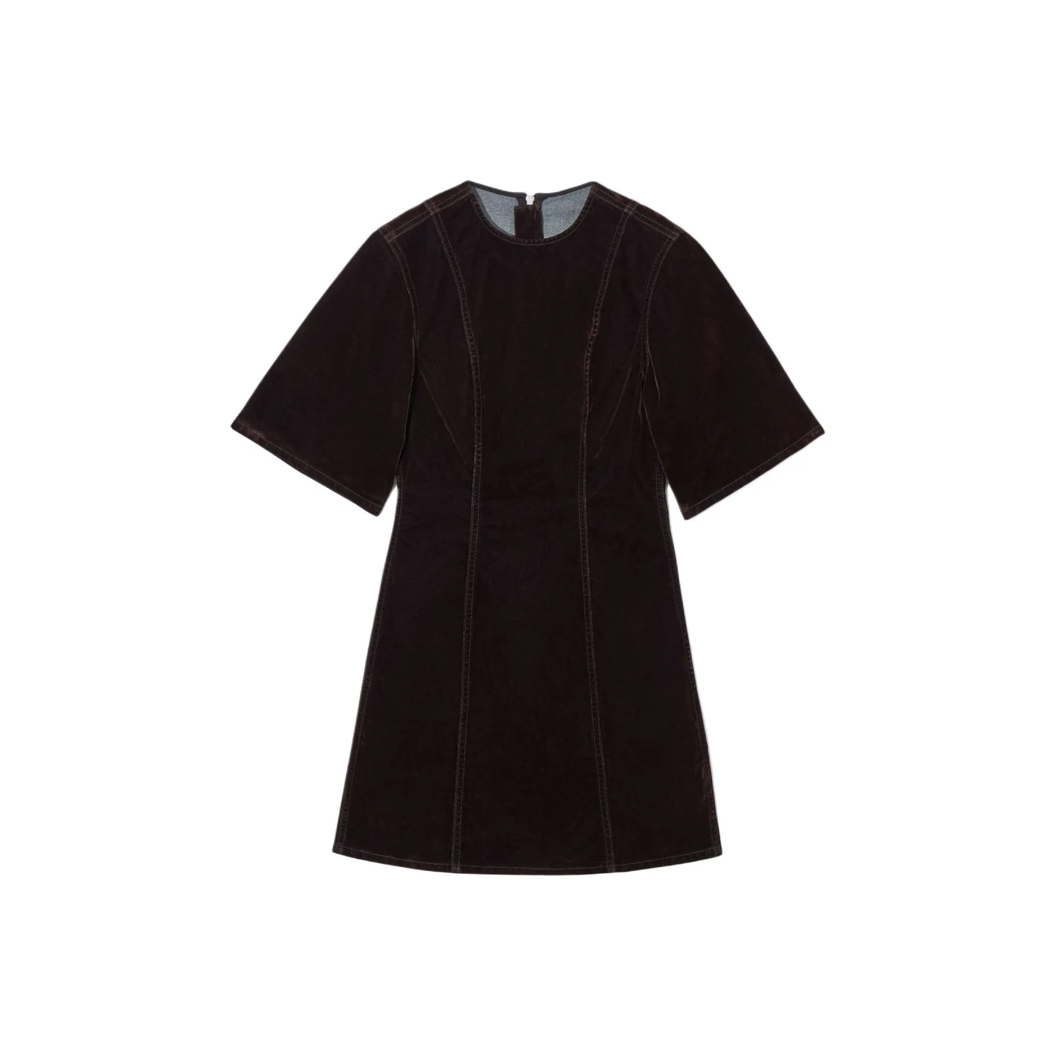 COS Short Sleeved Dresses Women's Dark Brown