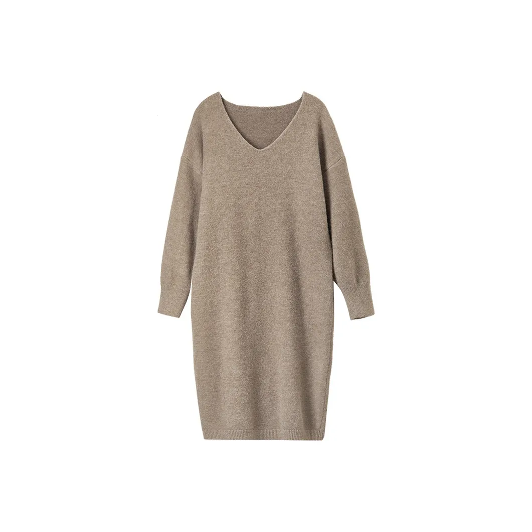 SENTUBILA Длинное платье с длинными рукавами женское