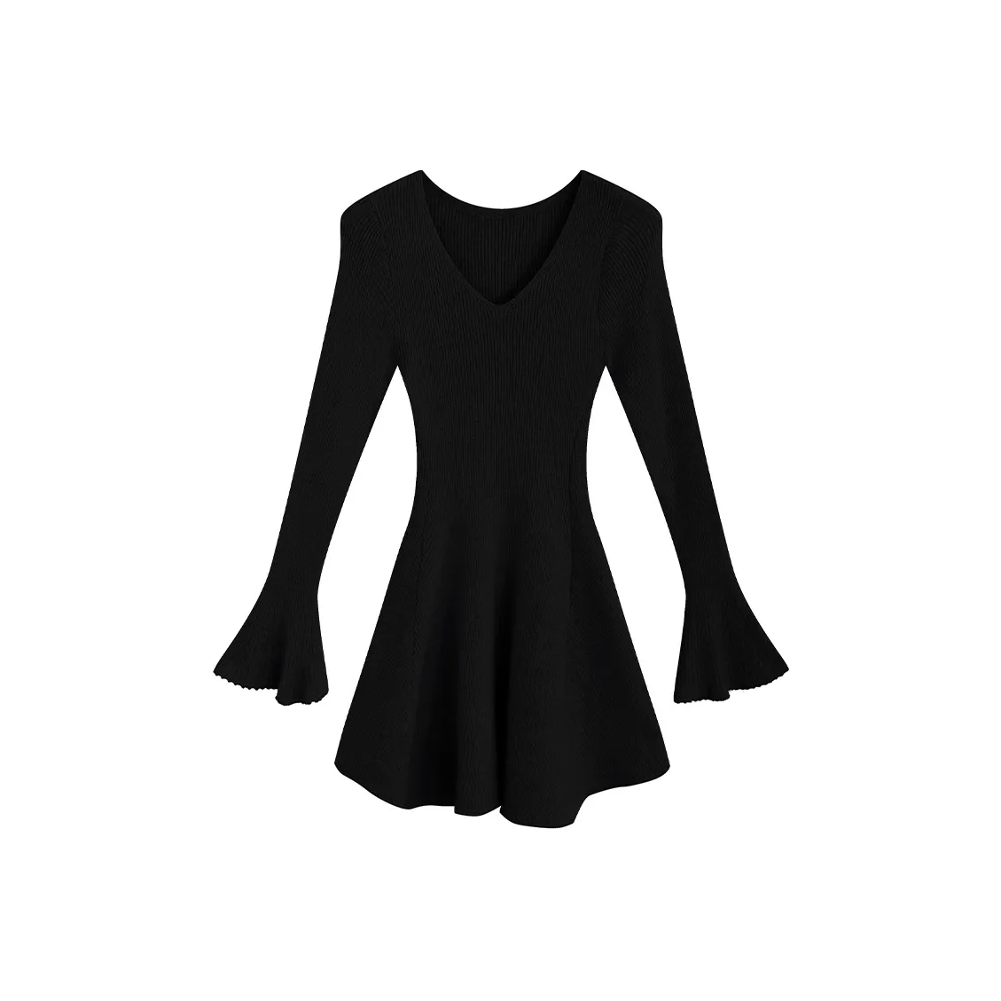 SNZX Длинное платье с длинным рукавом женское