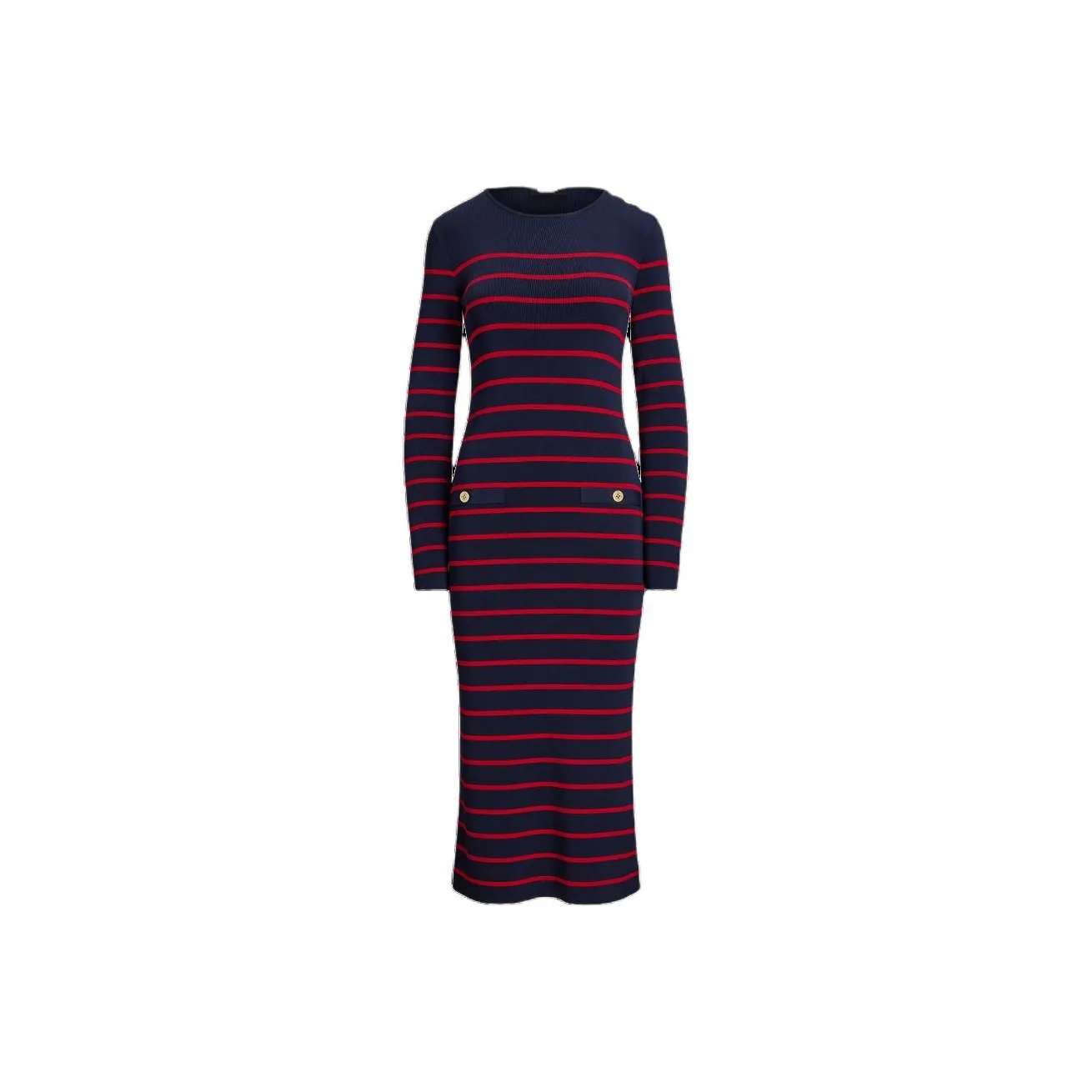 Polo Ralph Lauren Long Sleeved Dresses Women's Red