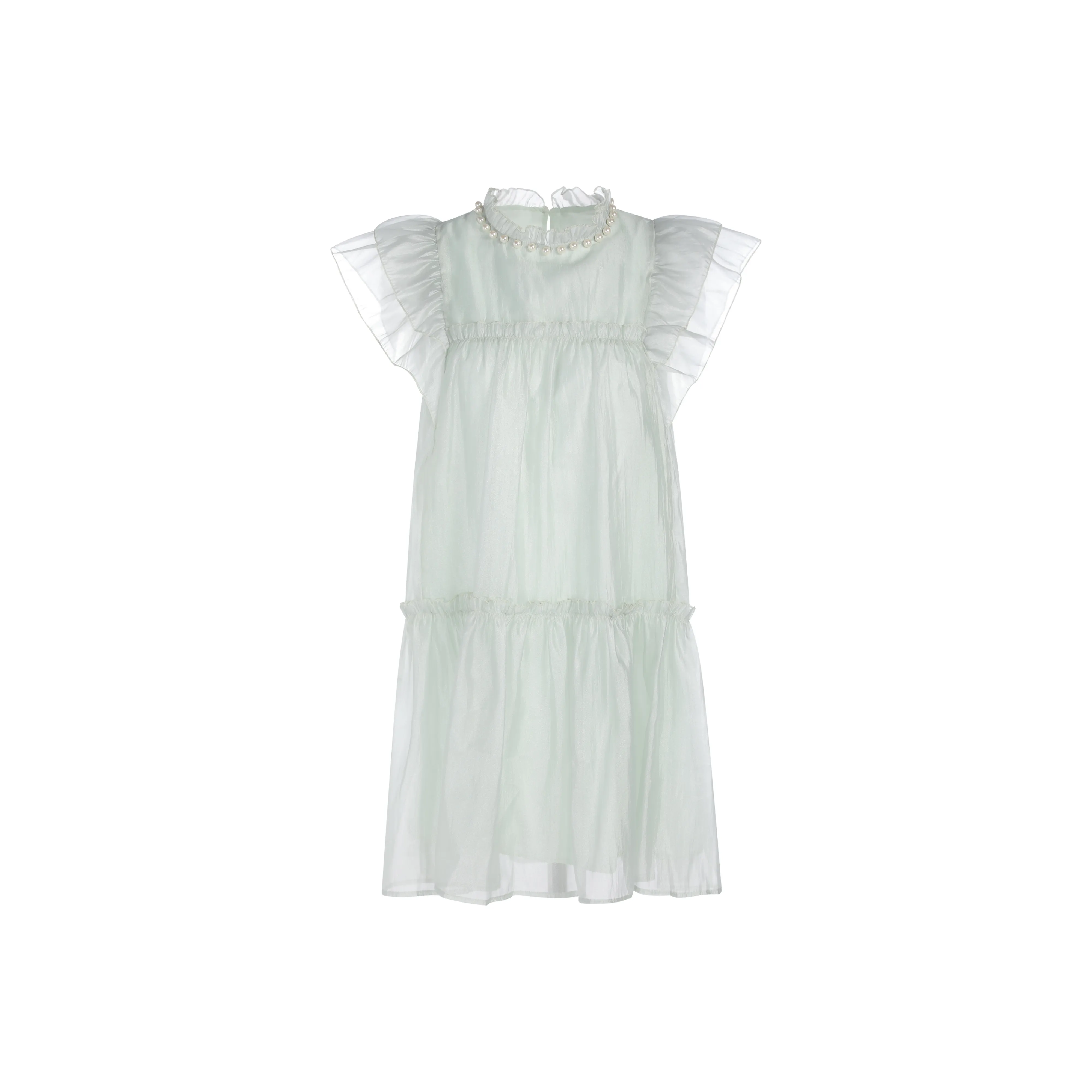 LEMON FAIRY Светло-зеленое Женское платье без рукавов