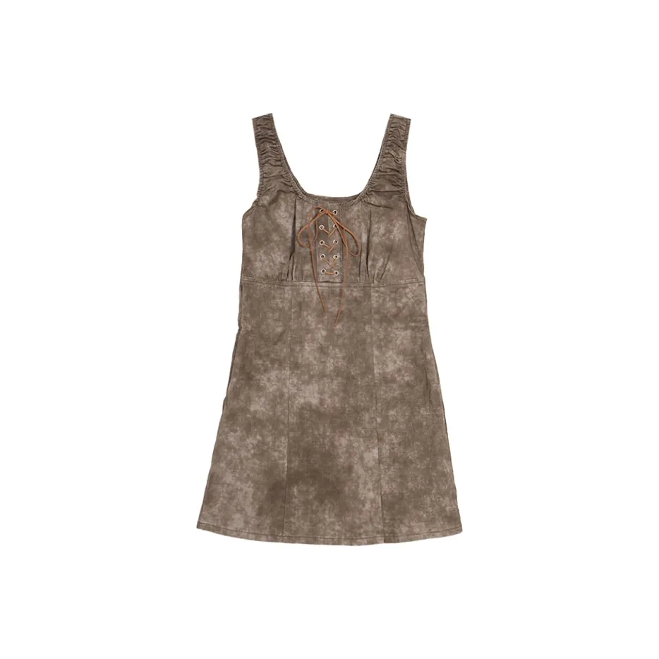 SETIROM Платье-комбинация Женское Кофейное