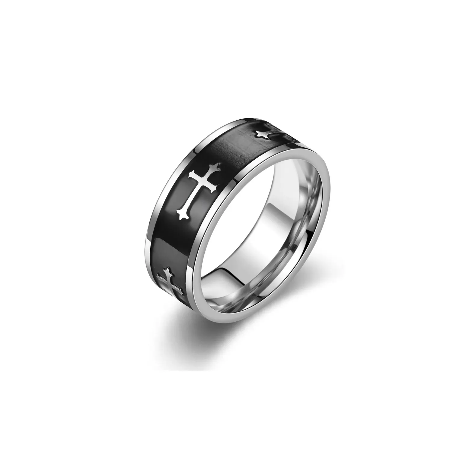 FAIRWHALE Кольца из титана и стали унисекс