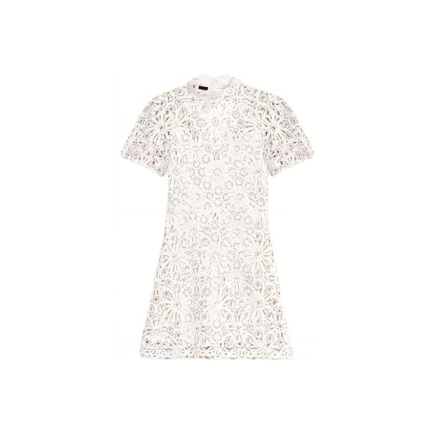 Maje Sequin-embellished Crochet Minidress