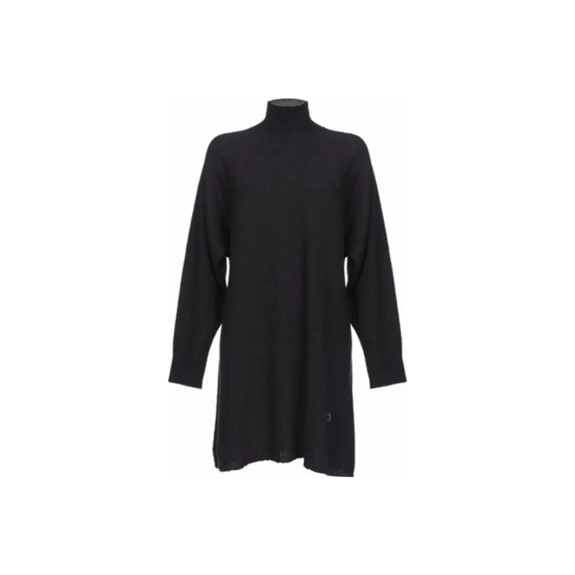 PINKO Длинное платье с длинными рукавами женское черное