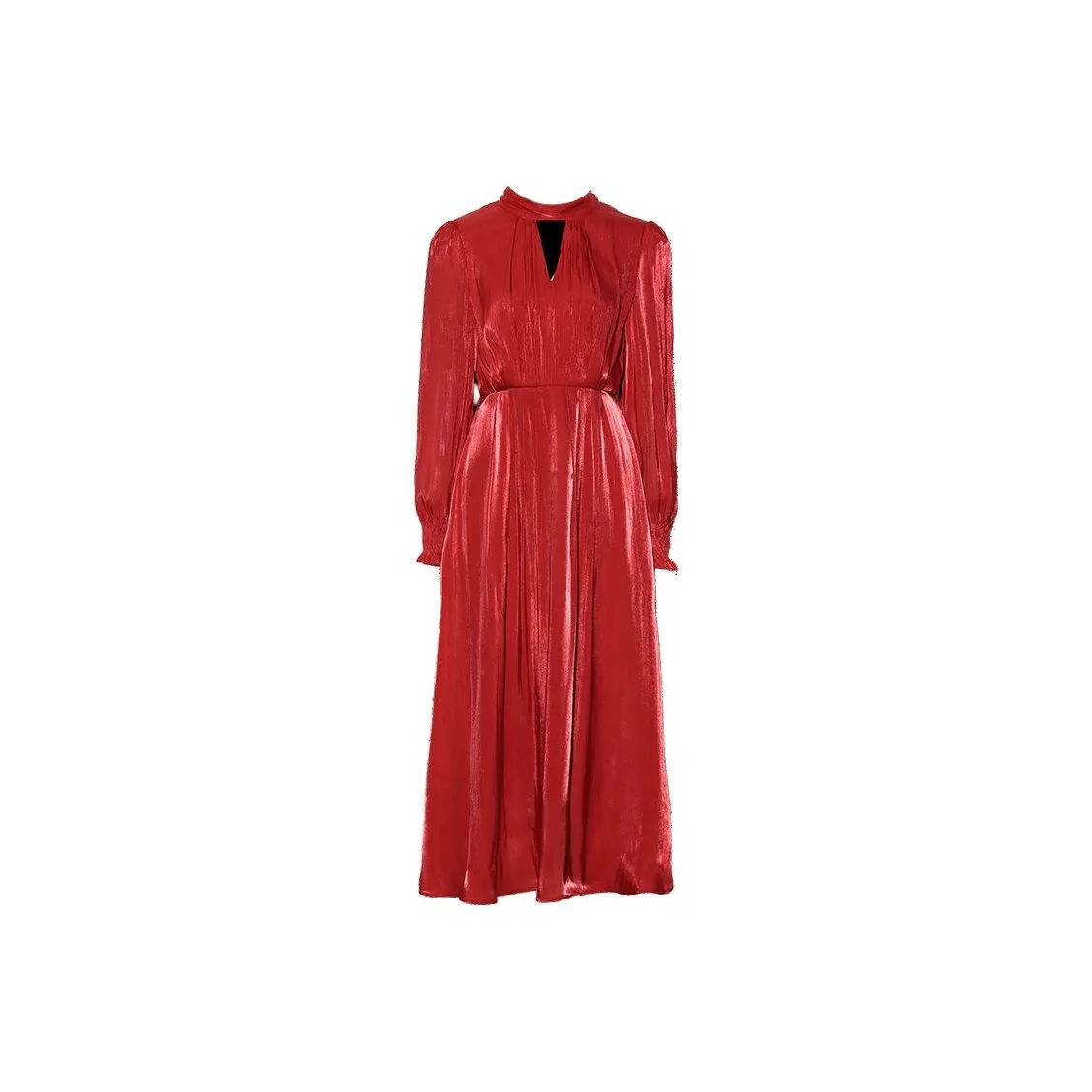 DPLAY Long Sleeved Dress Women's Ancora Red