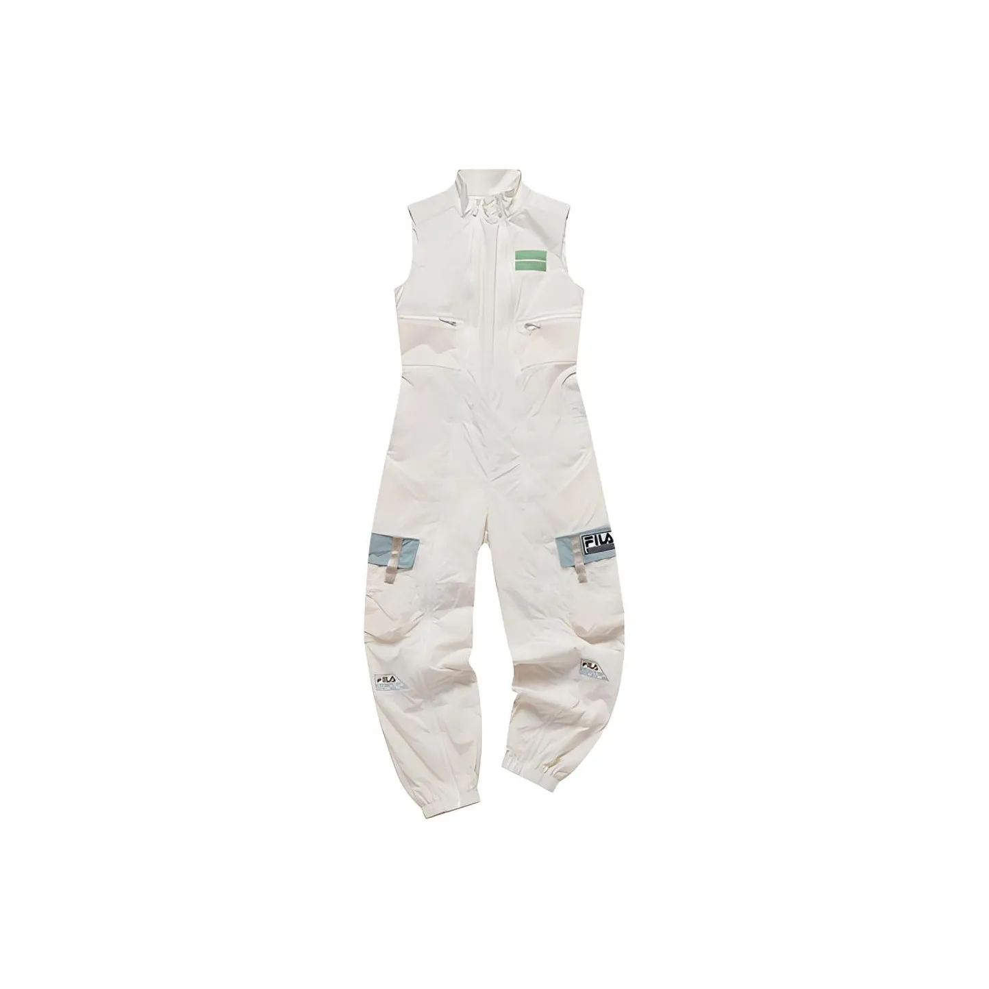 FILA FUSION x White Mountaineering FILA FUSION Hakusan L Collaboration Collection Jumpsuit Women's Maple White