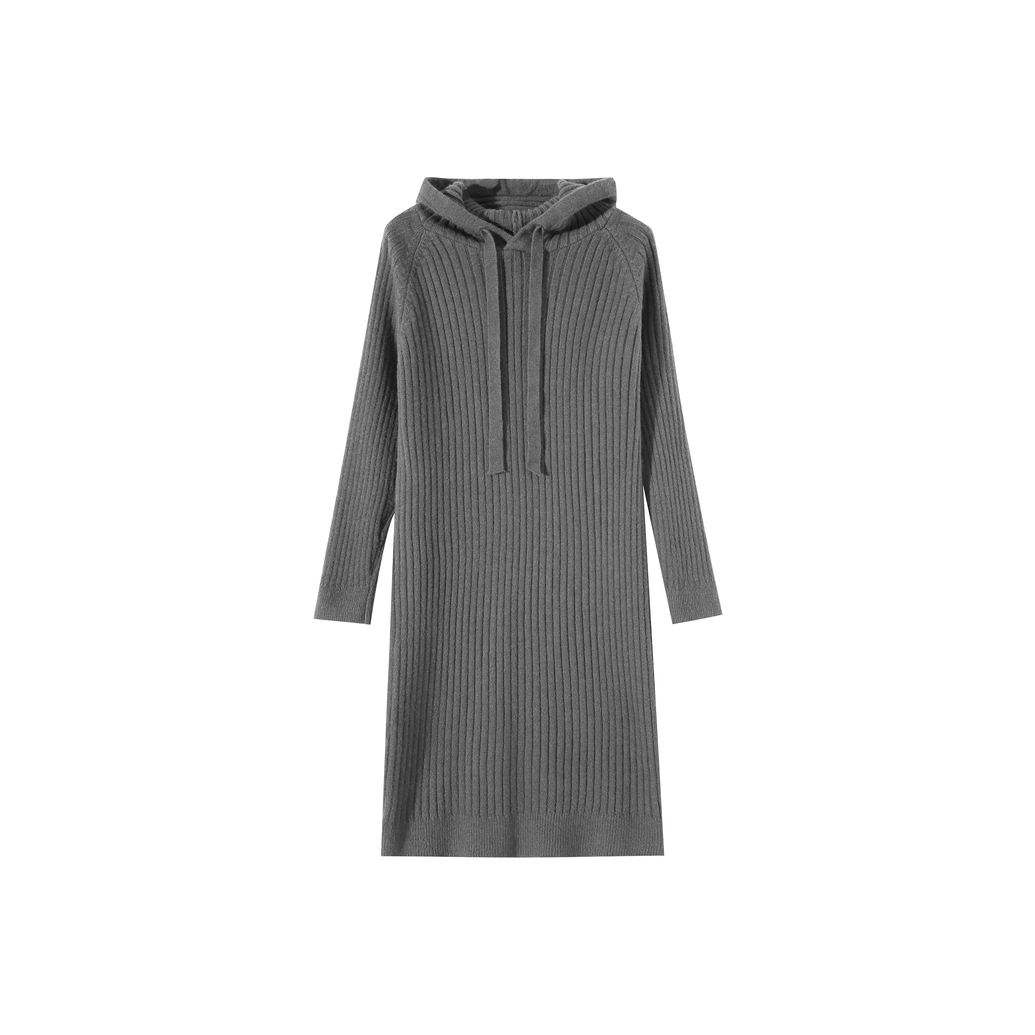 EIDOLON GRAIN Длинное платье с длинными рукавами женское