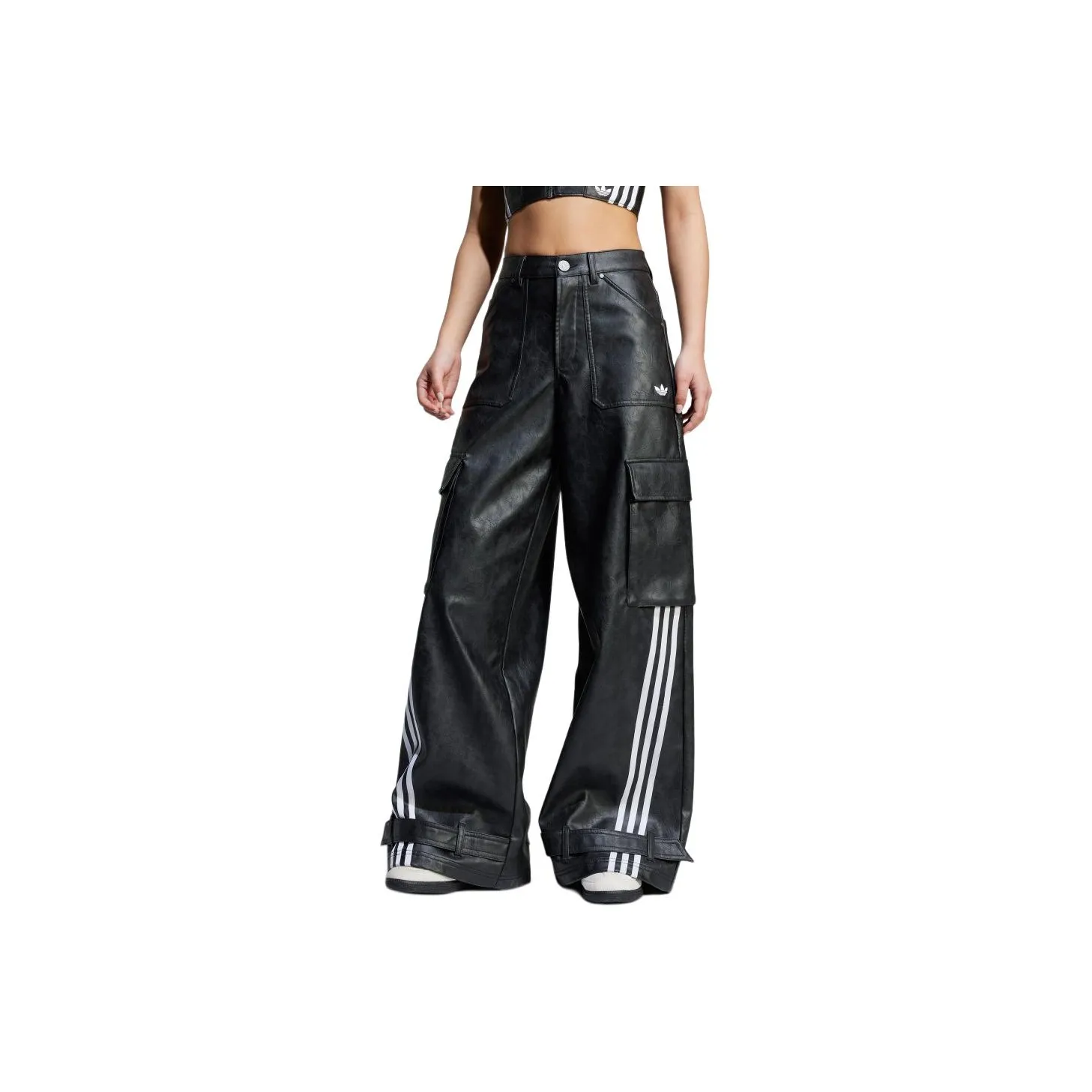 Adidas Originals Adilenium Season 3 Vintage Faux Leather Pants