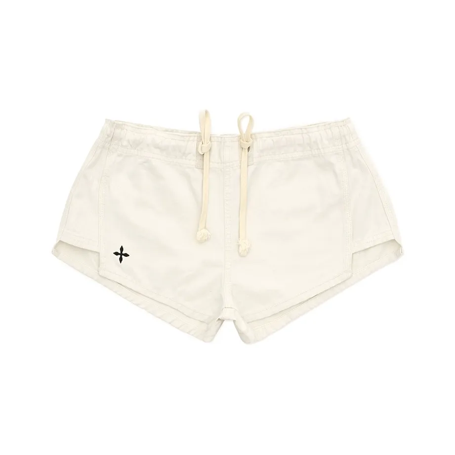 SMFK Молочно-белые Женские Повседневные шорты