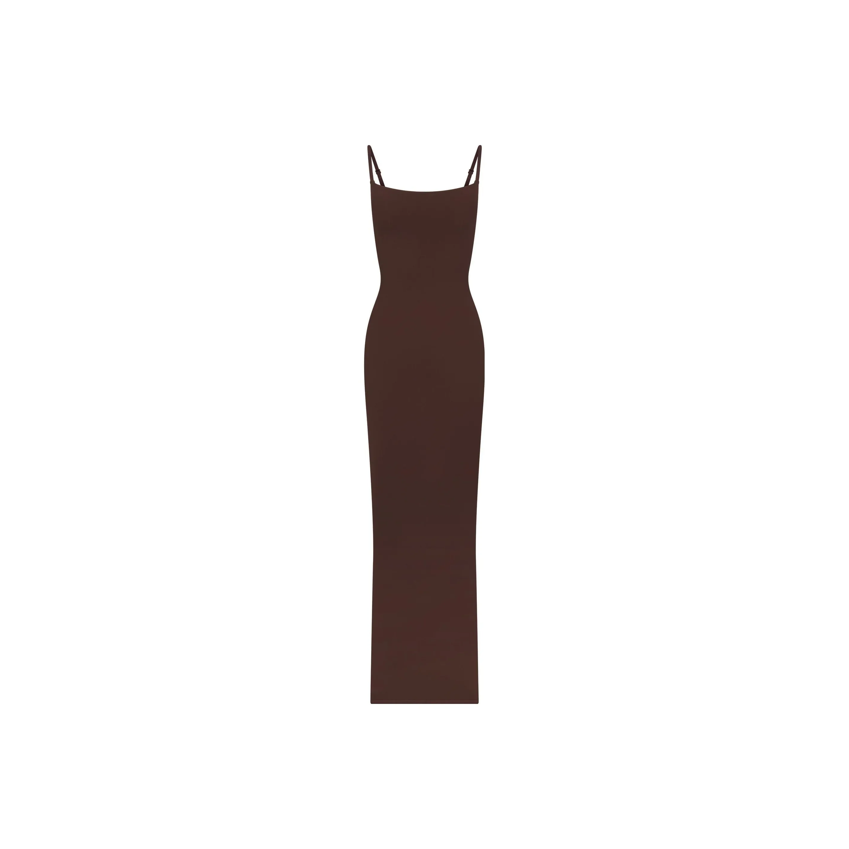 SKIMS FITS EVERYBODY LONG SLIP DRESS Slip Dress Women's COCOA/Cocoa