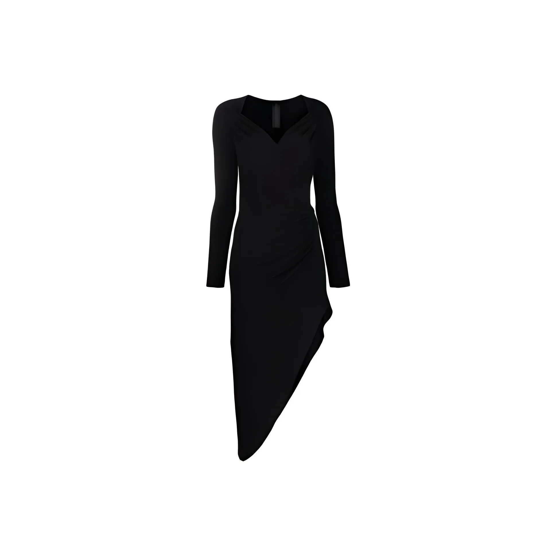NORMA KAMALI Long sleeve Asymmetric hem Dress