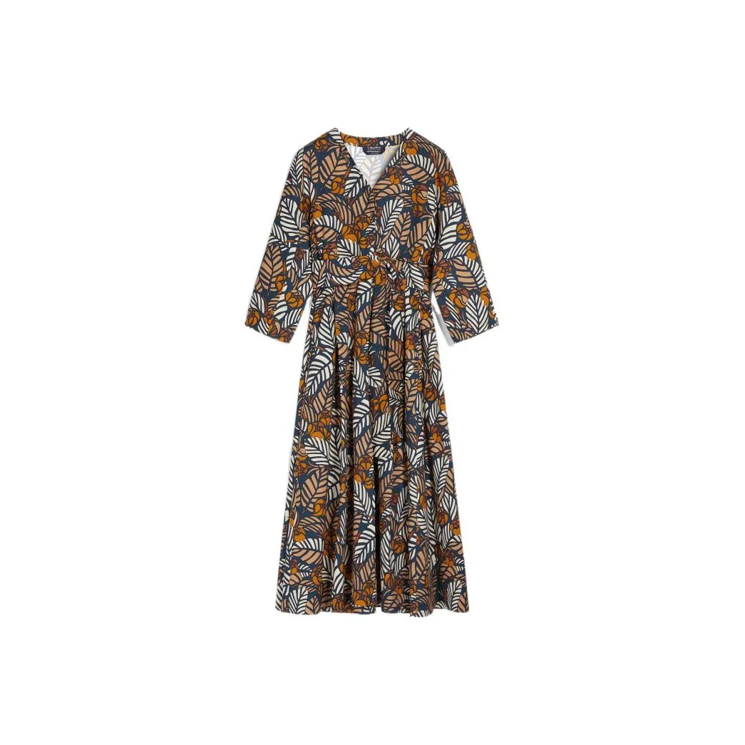 MaxMara Long Sleeved Dresses Women's Blue