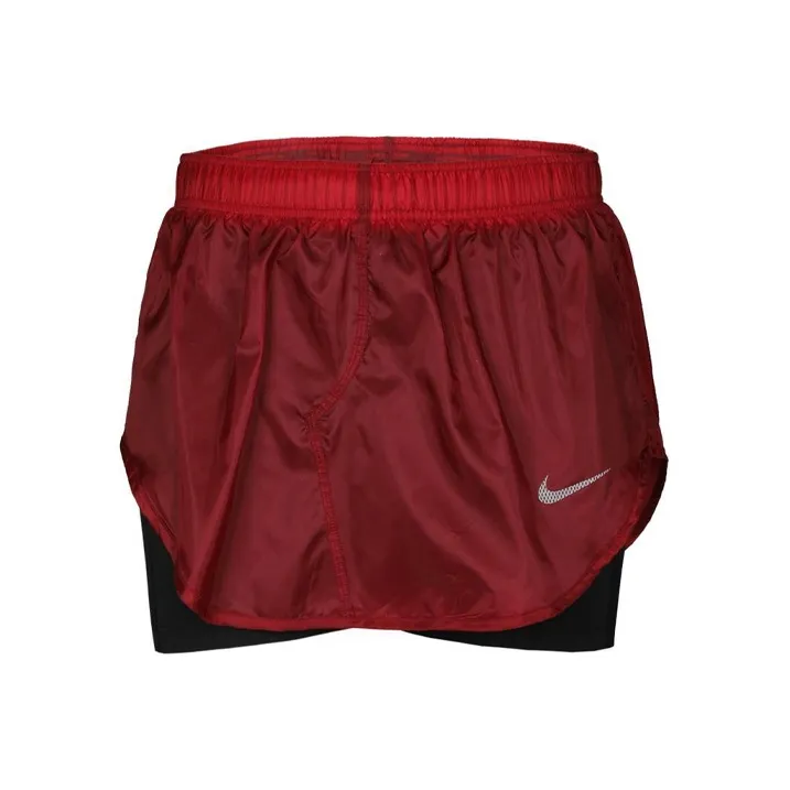NIKE Red Женские Повседневные Короткие Юбки