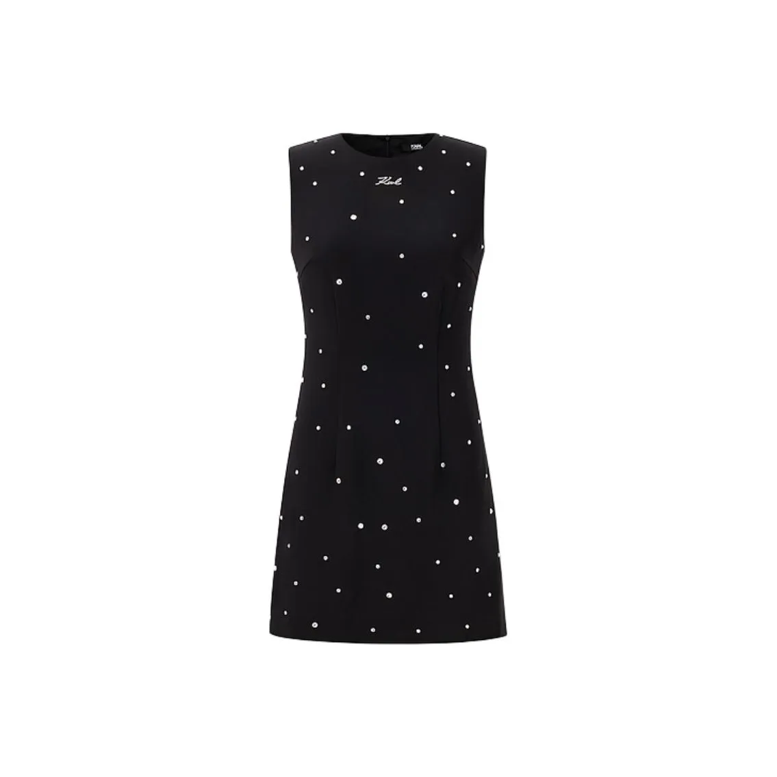 KARL LAGERFELD Без рукавов Платье Женское Черное