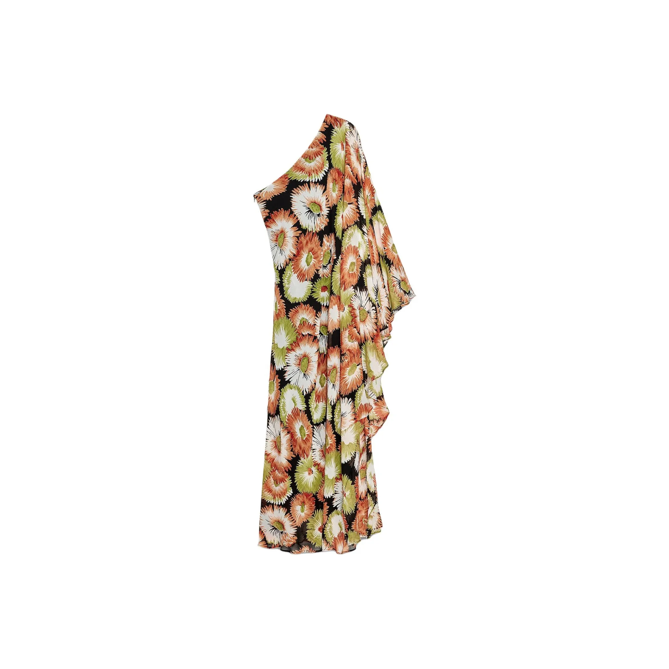 ZARA ZW Series Long Sleeved Dress Women's Saffron Green