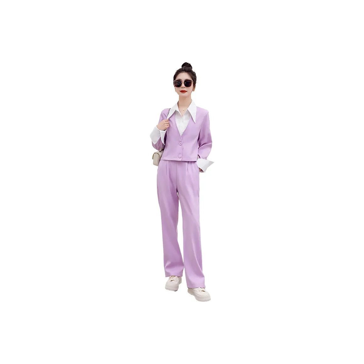 PIERRE CARDIN Casual Suit Women's Purple