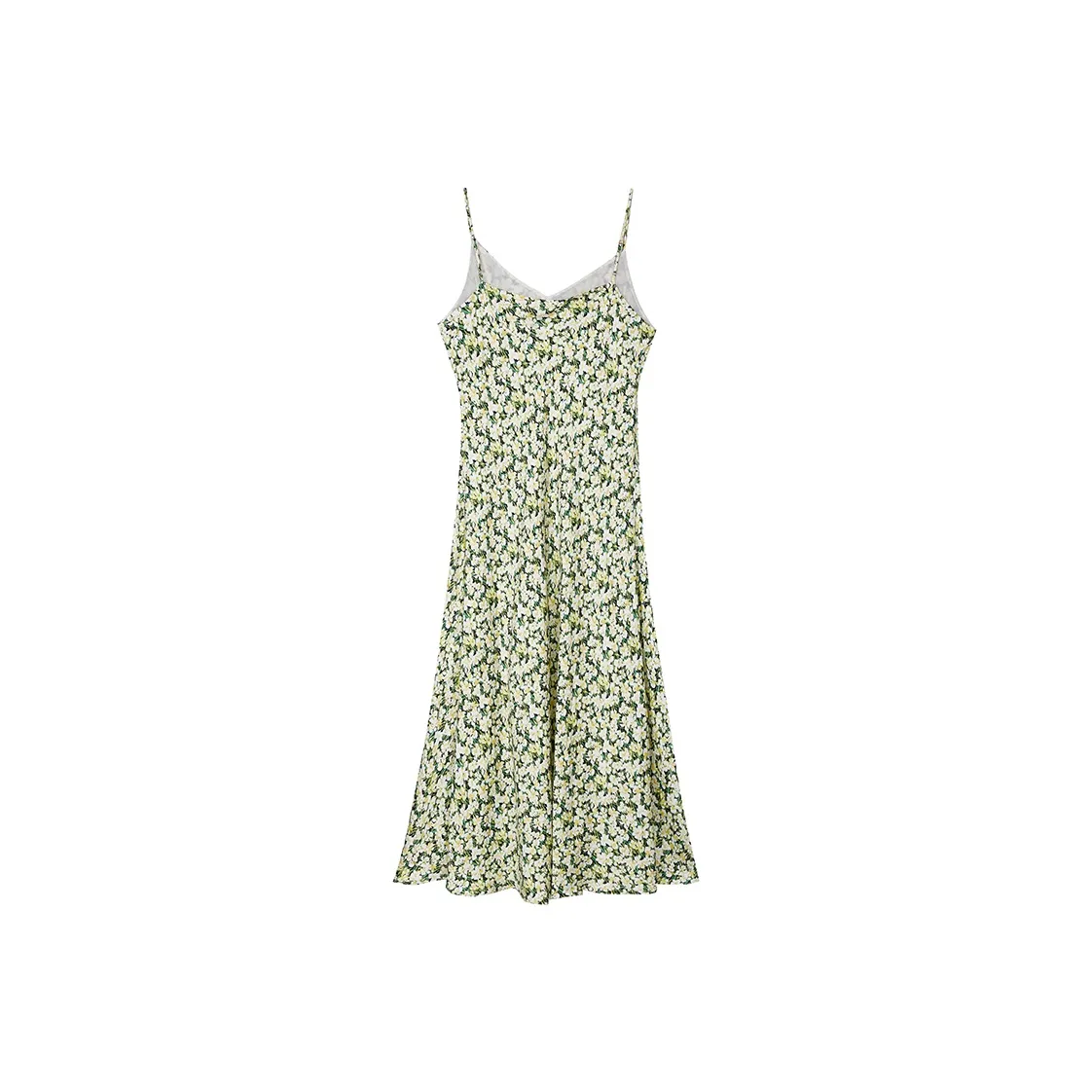 Yu Qianwen Slip Dresses Women's Plant And Floral