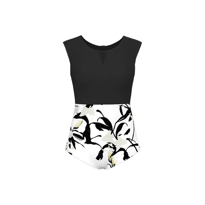 TOSWIM Чернила Лилия Женские Ван-Пис Купальники