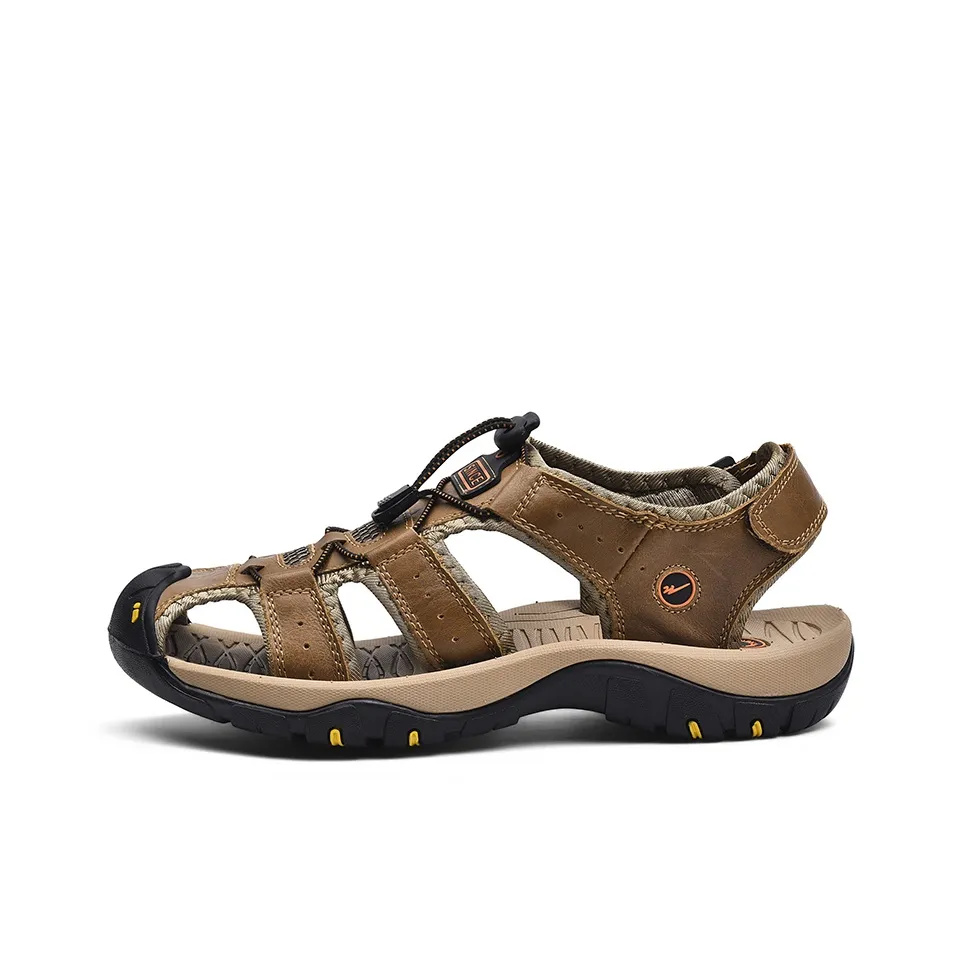 Binary Активный отдых Легкий Дышащий And Устойчивый к царапинам Обувь для походов Мужской Темно-коричневый