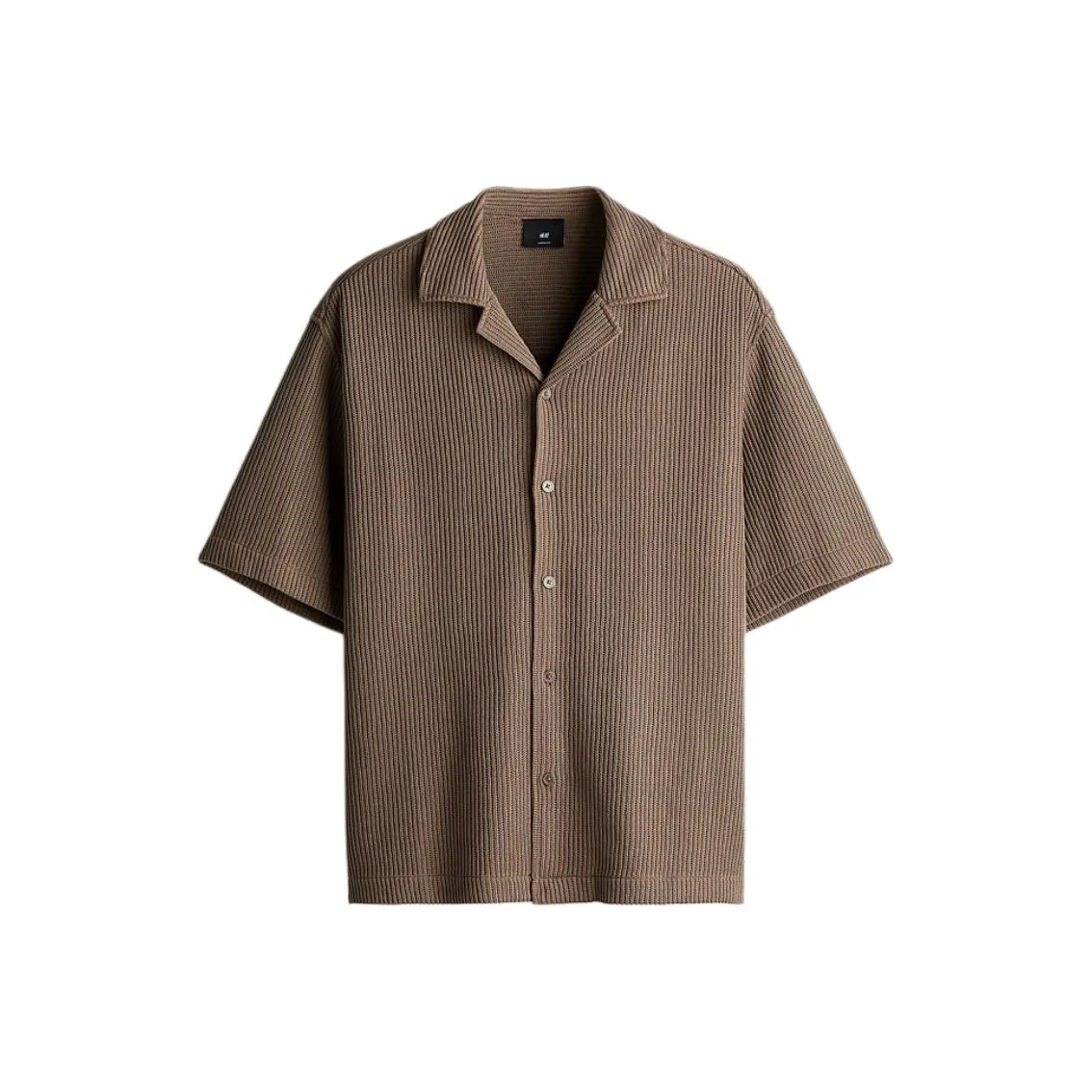 H&M Темно-коричневые мужские рубашки