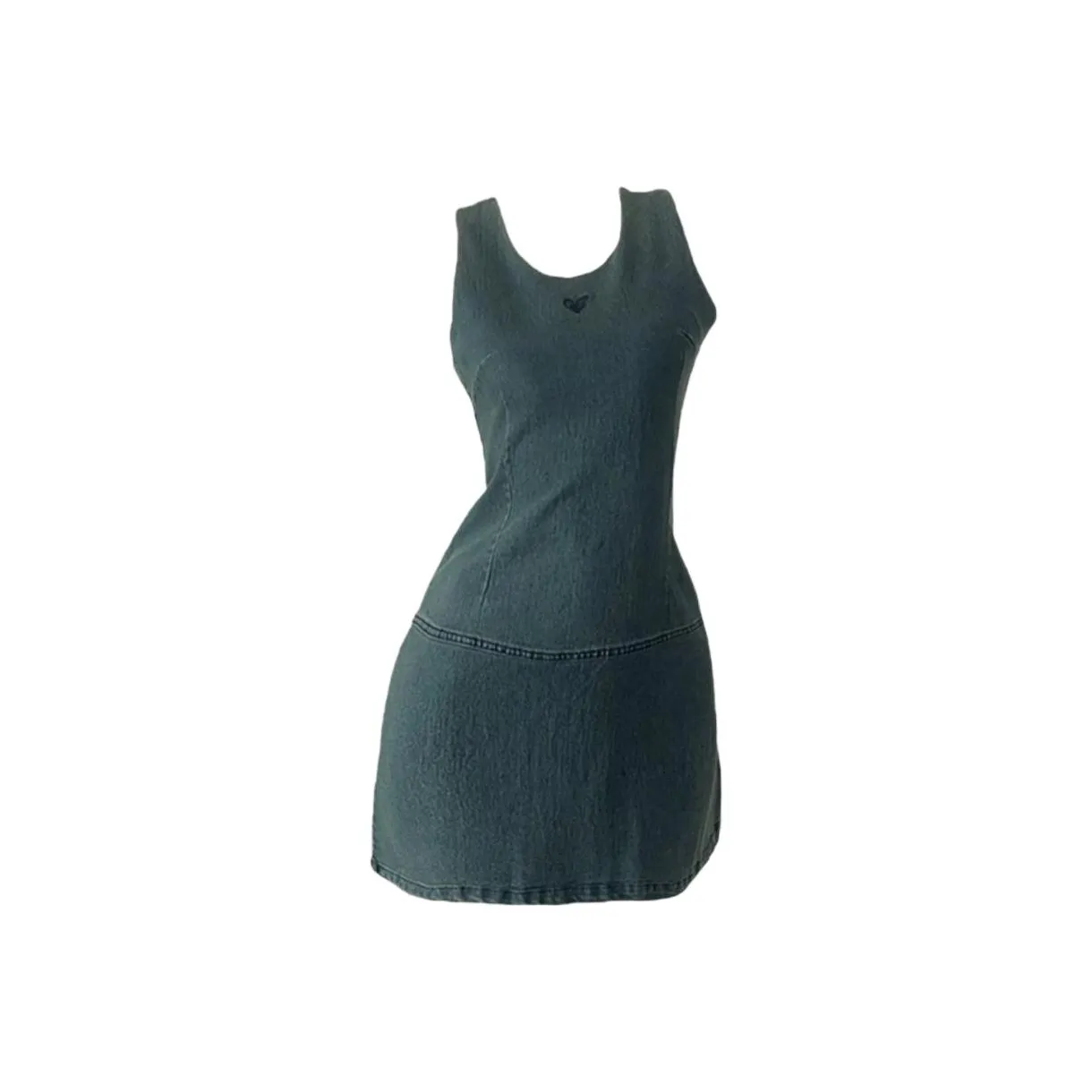 MO VOICE Slip Платье Женское Синее