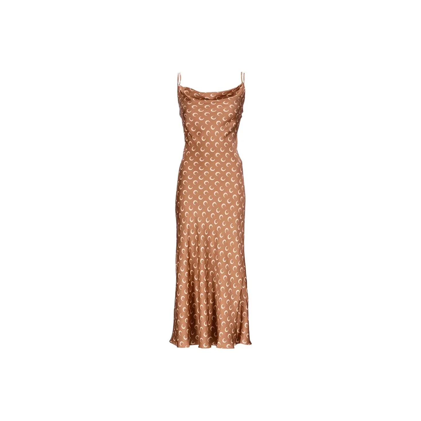 Marine Serre Moon Print Long Slip Dress