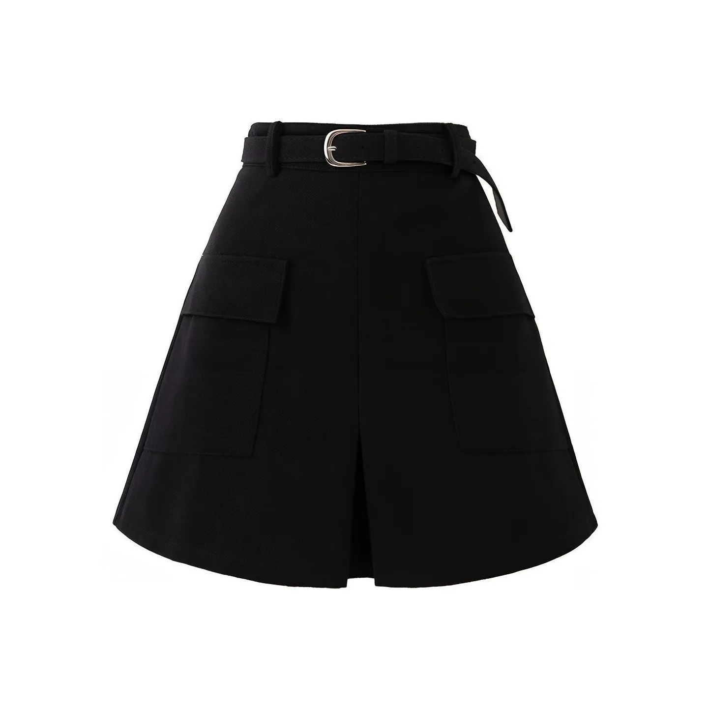 SOON FLOWER Cargo Short Skirts Spring Women's Black