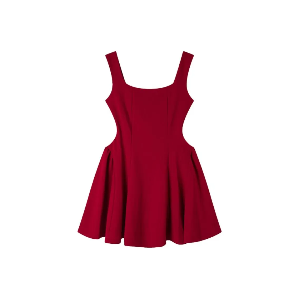 DOKZB Summer Slip Dresses Women's Red