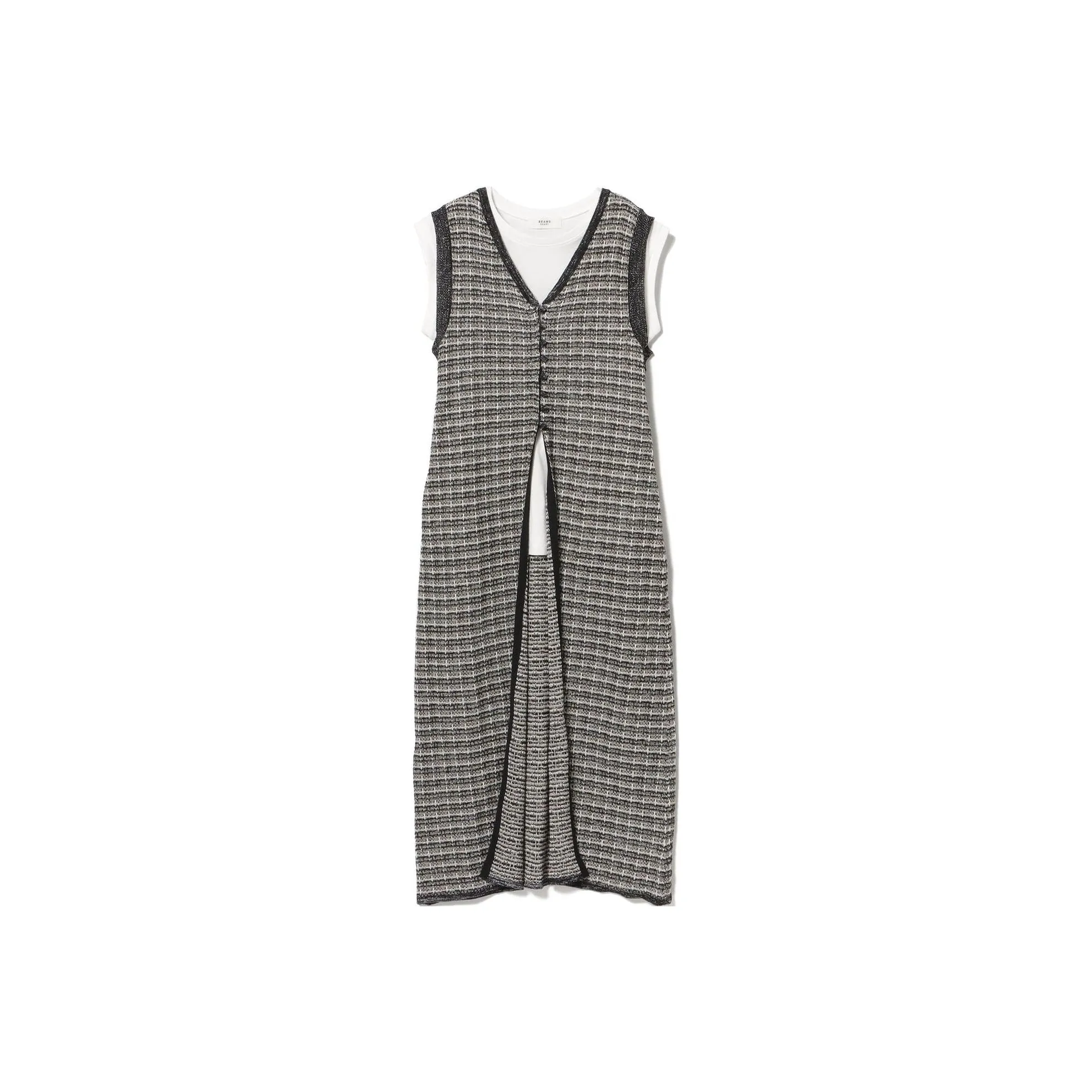 Beams Casual Suits Women's Clothing Sets Black+White