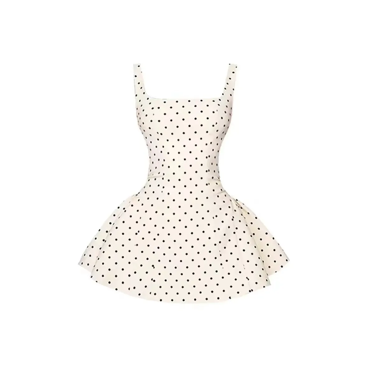 PAVLISOVA Юбка Платье Женское Абрикосовая Подкладочная ткань Полка Дот Юбка с вставками