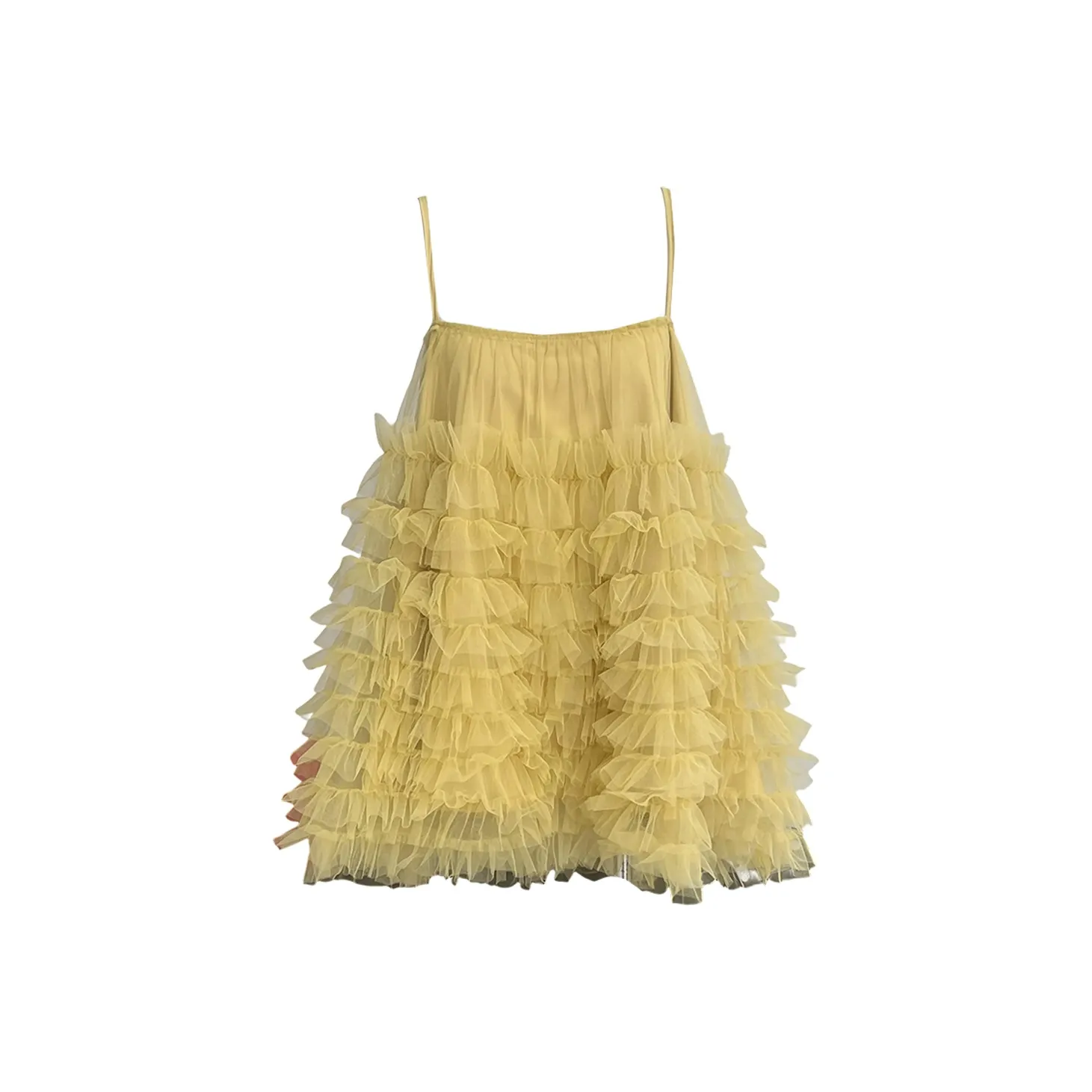 LEMON FAIRY Юбка Платье Женское Желтое