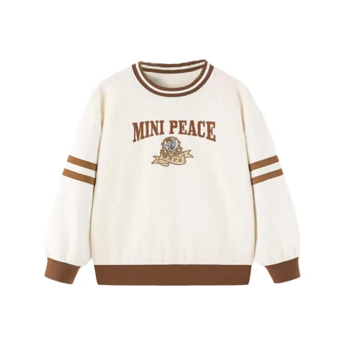 Mini Peace Белый Kids Свитшоты