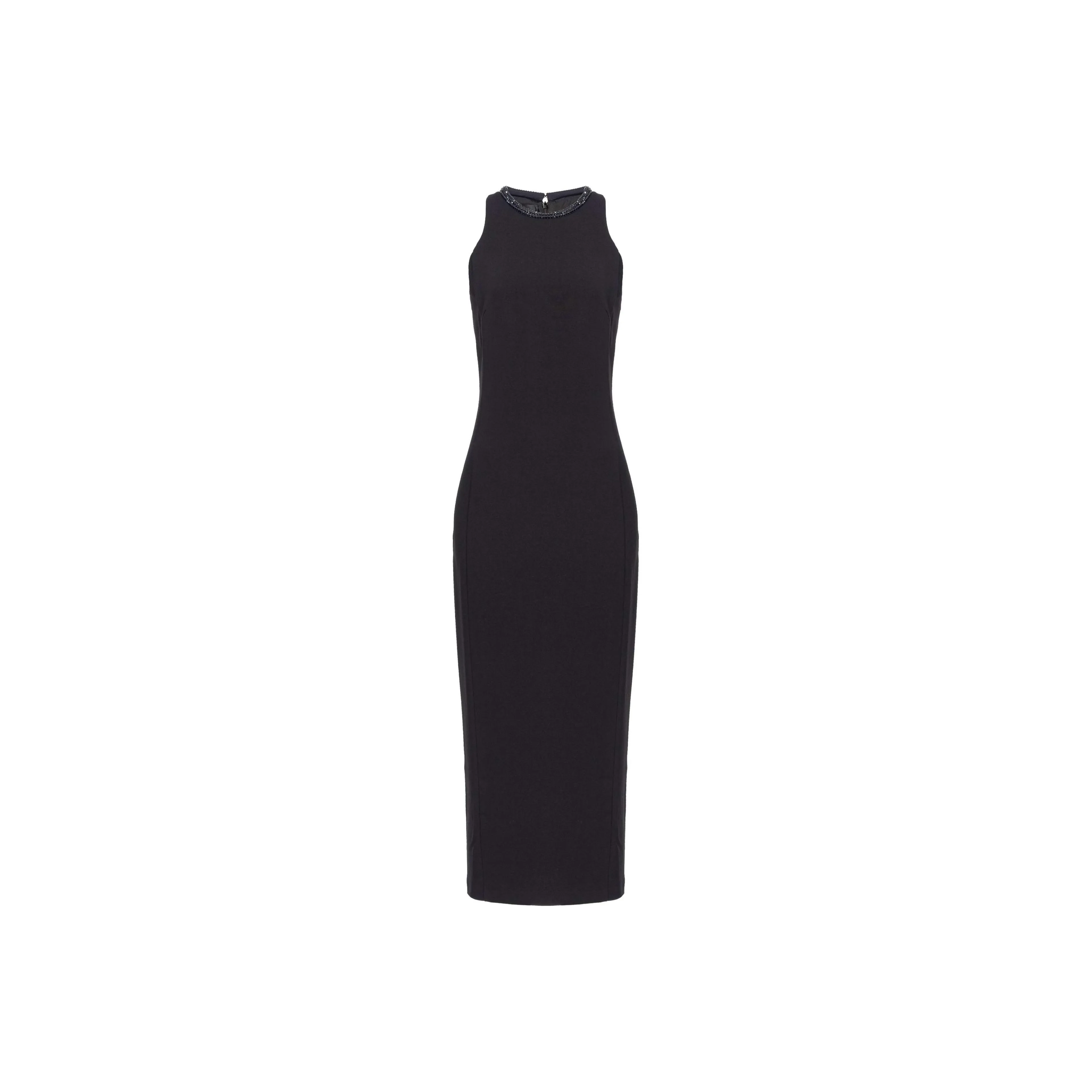 PINKO Rhinestone embellished Midi Dress