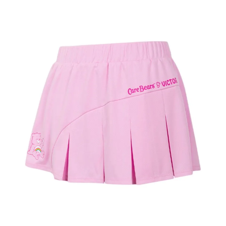 VICTOR x CARE BEARS Повседневные короткие юбки Женские Розовый
