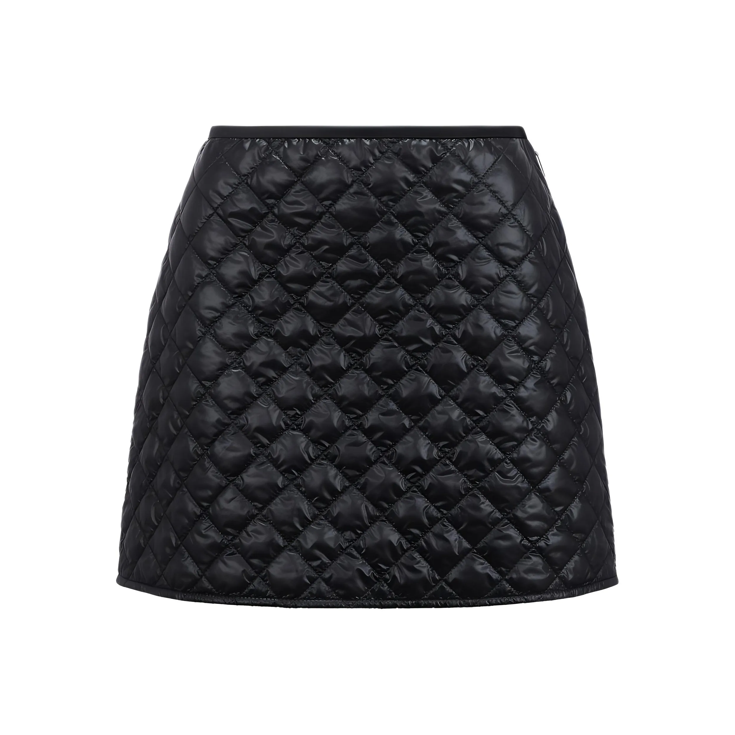 Moncler Logo Patch Quilted Mini Skirt