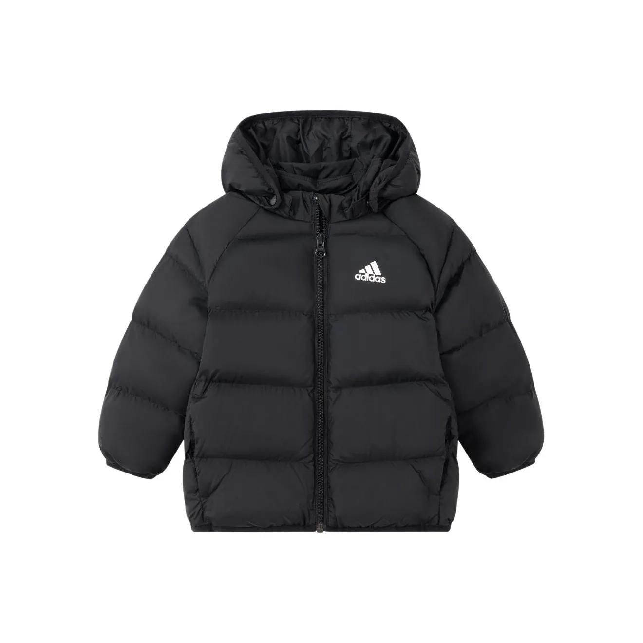 Adidas Хлопковый пуховик Черный для младенцев и малышей