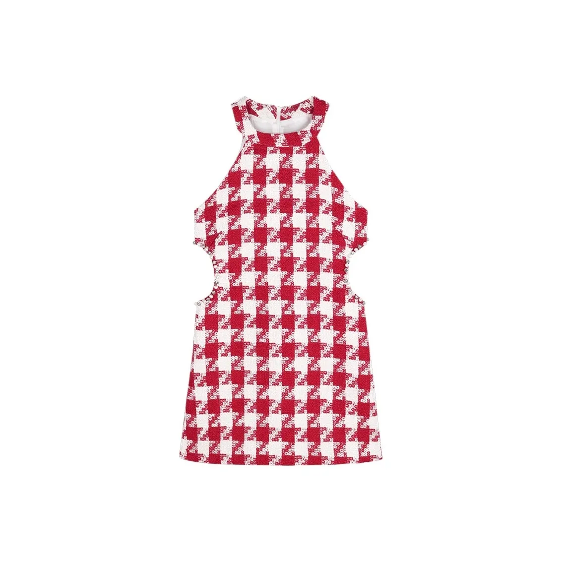 MIMOSA CHUR Юбка Платье Женское Красное Клетка