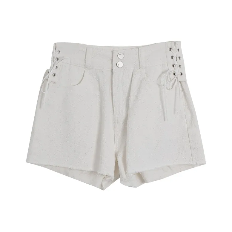 SETIROM Denim Shorts Women's White
